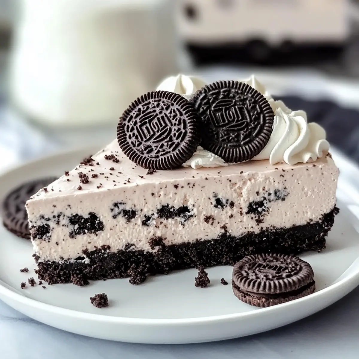 No-Bake Oreo Cheesecake Bars