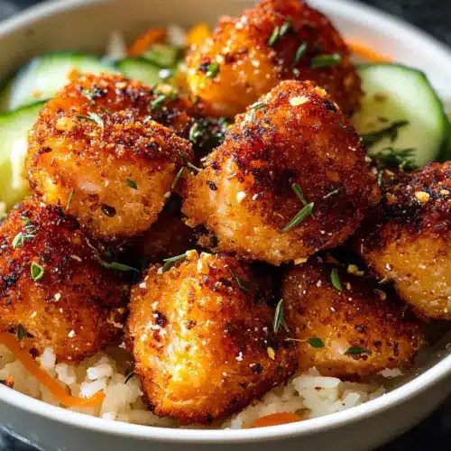 Air Fryer Salmon Bites Bowls