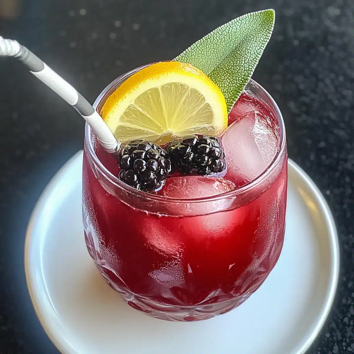Blackberry Sage Iced Tea