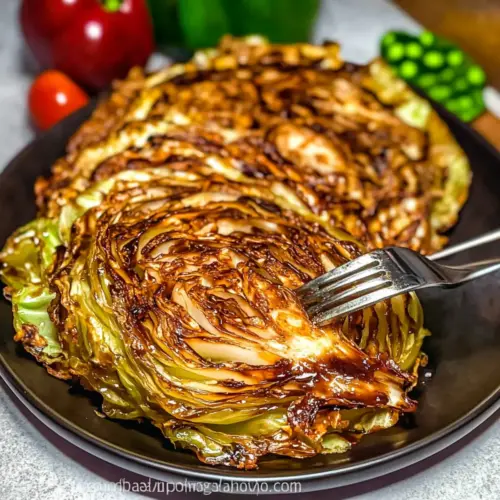 Balsamic Roasted Cabbage Steaks