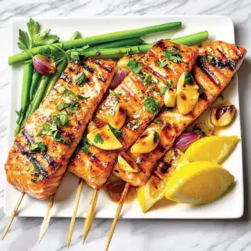 Maple Bacon Grilled Salmon