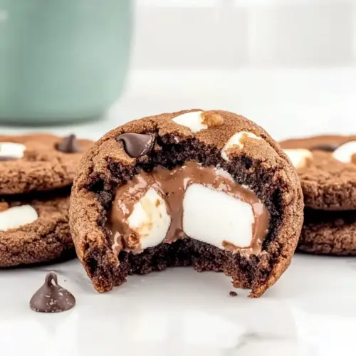 Hot Chocolate Marshmallow Cookies