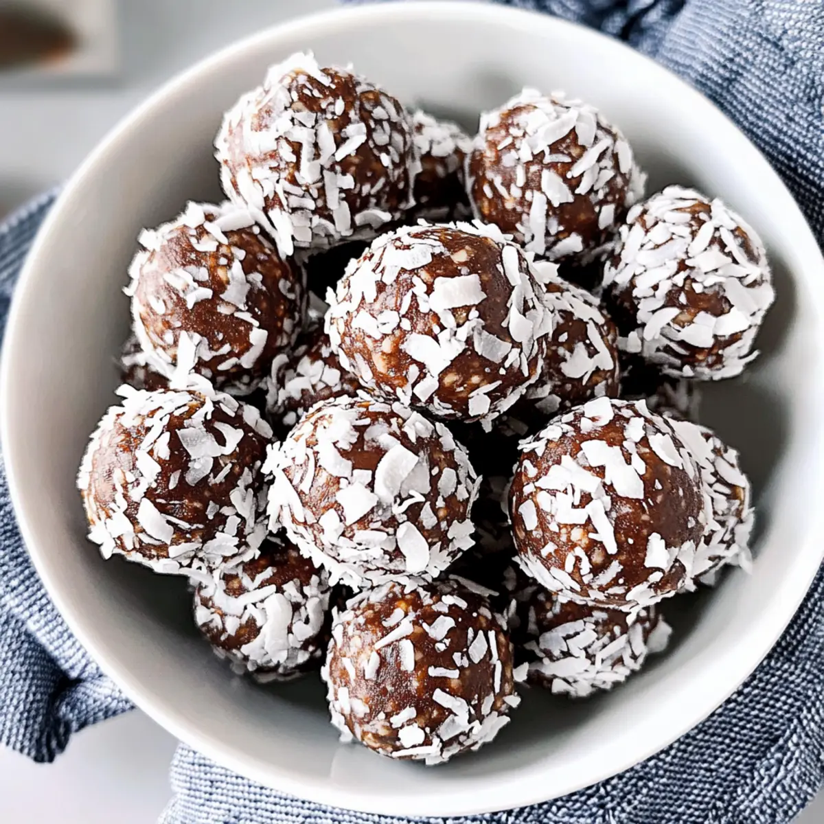 Chocolate Coconut Energy Balls