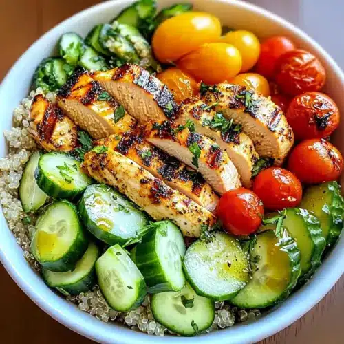 Grilled Chicken and Quinoa Bowl