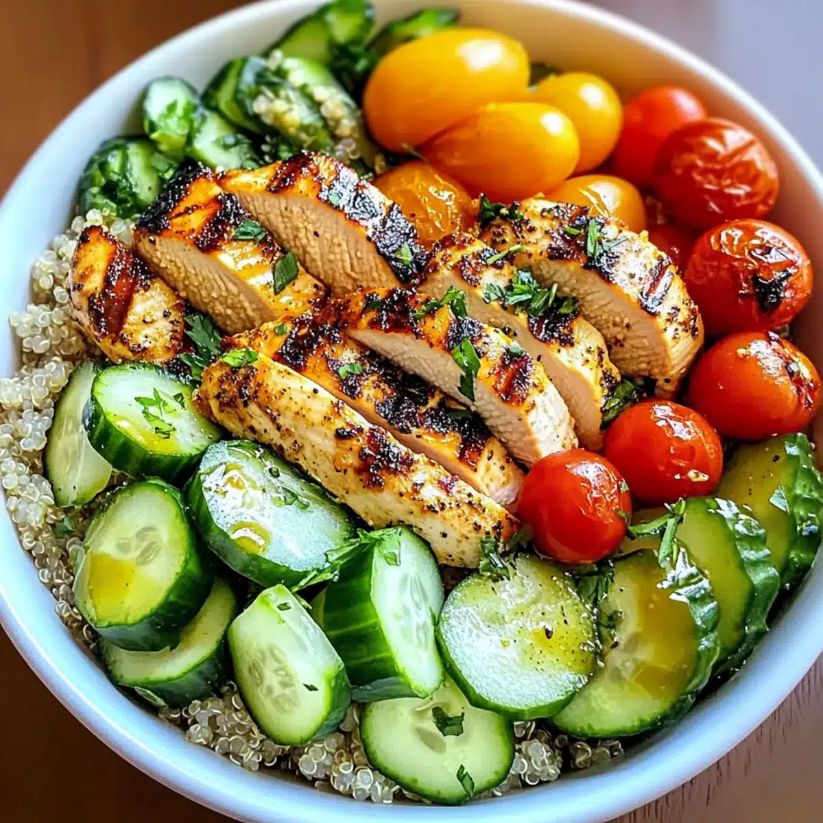 Grilled Chicken and Quinoa Bowl
