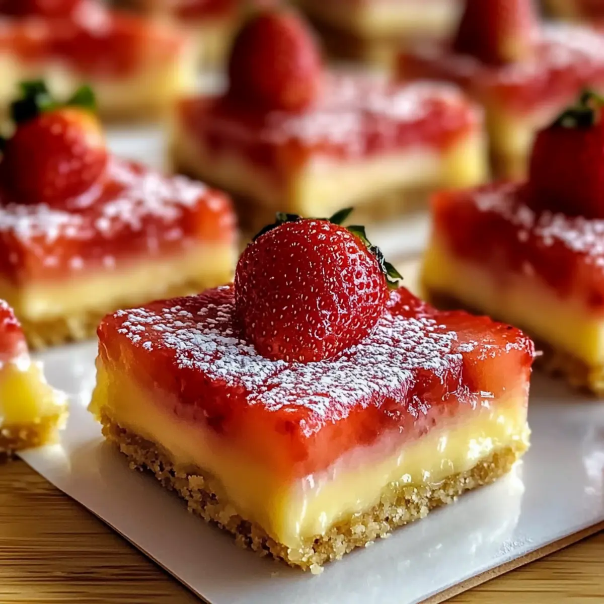 Strawberry Lemonade Bars