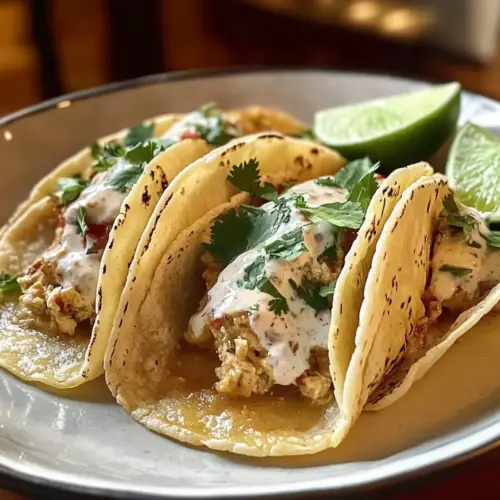 White Chicken Chili Tacos
