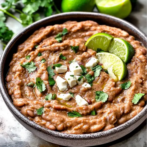 Homemade Refried Pinto Beans