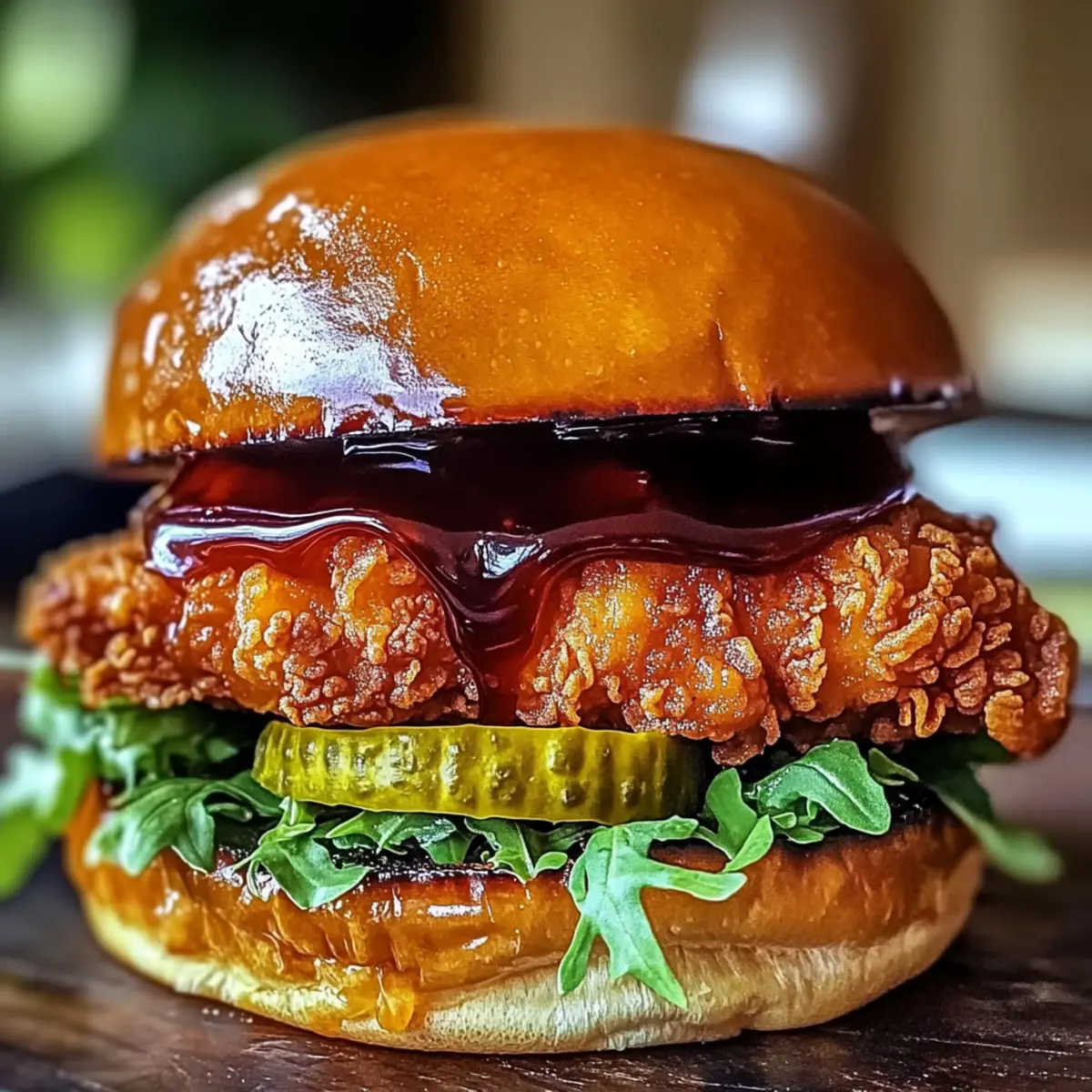 Hot Honey Fried Chicken Sandwich