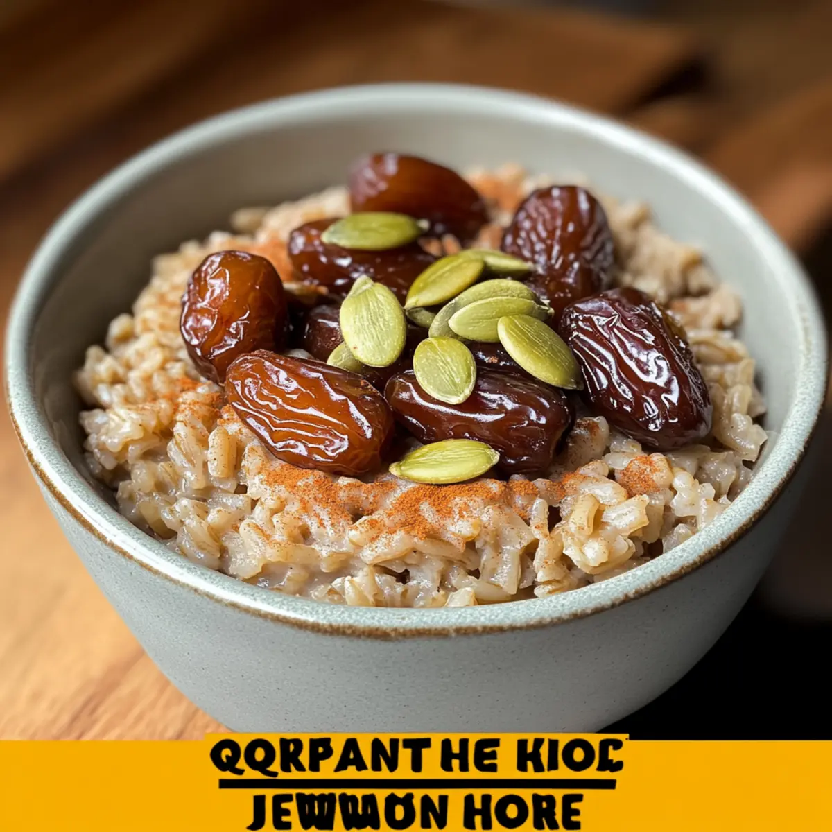 Brown Rice Bowl with Dates