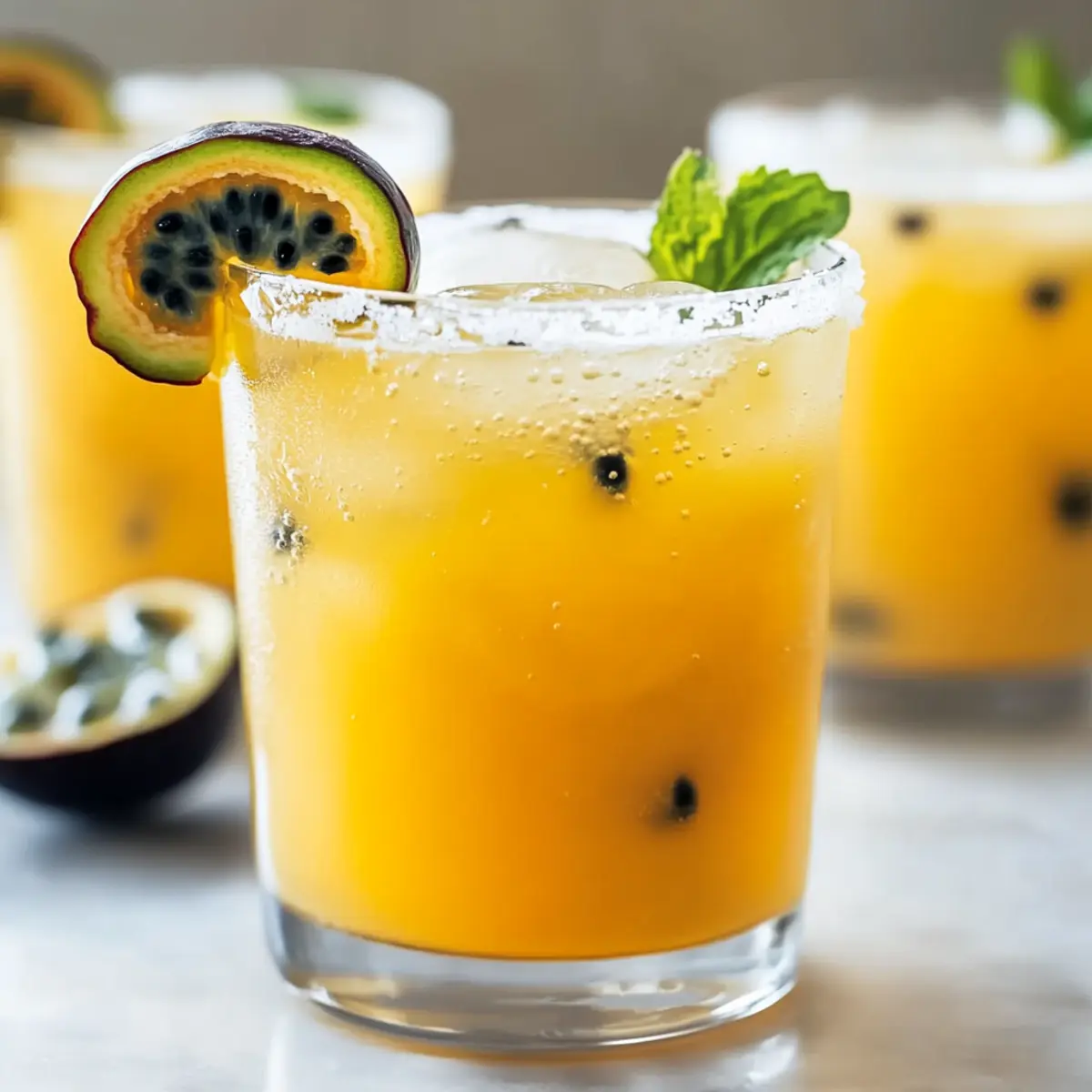 Passion Fruit Meyer Lemonade