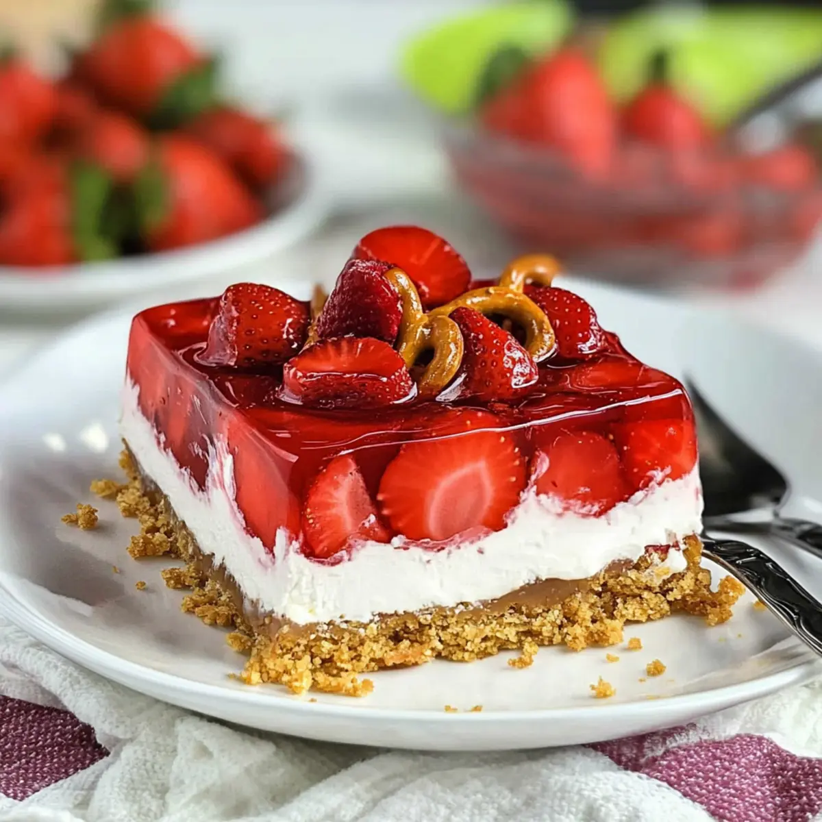 Strawberry Pretzel Salad