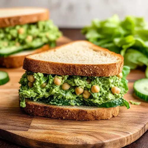 Green Goddess Chickpea Salad Sandwich
