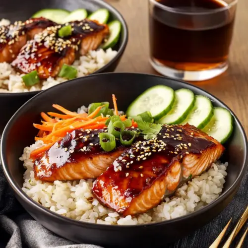 Teriyaki Salmon Bowl