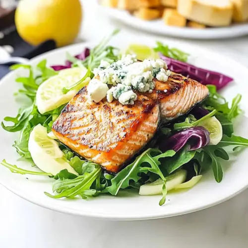 Salmon Blue Cheese Salad