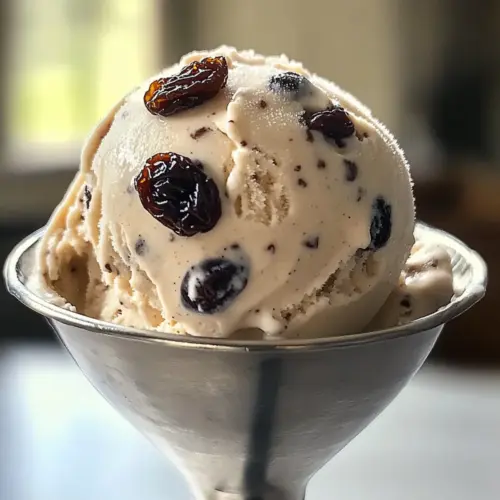 Creamy Homemade Rum Raisin Ice Cream