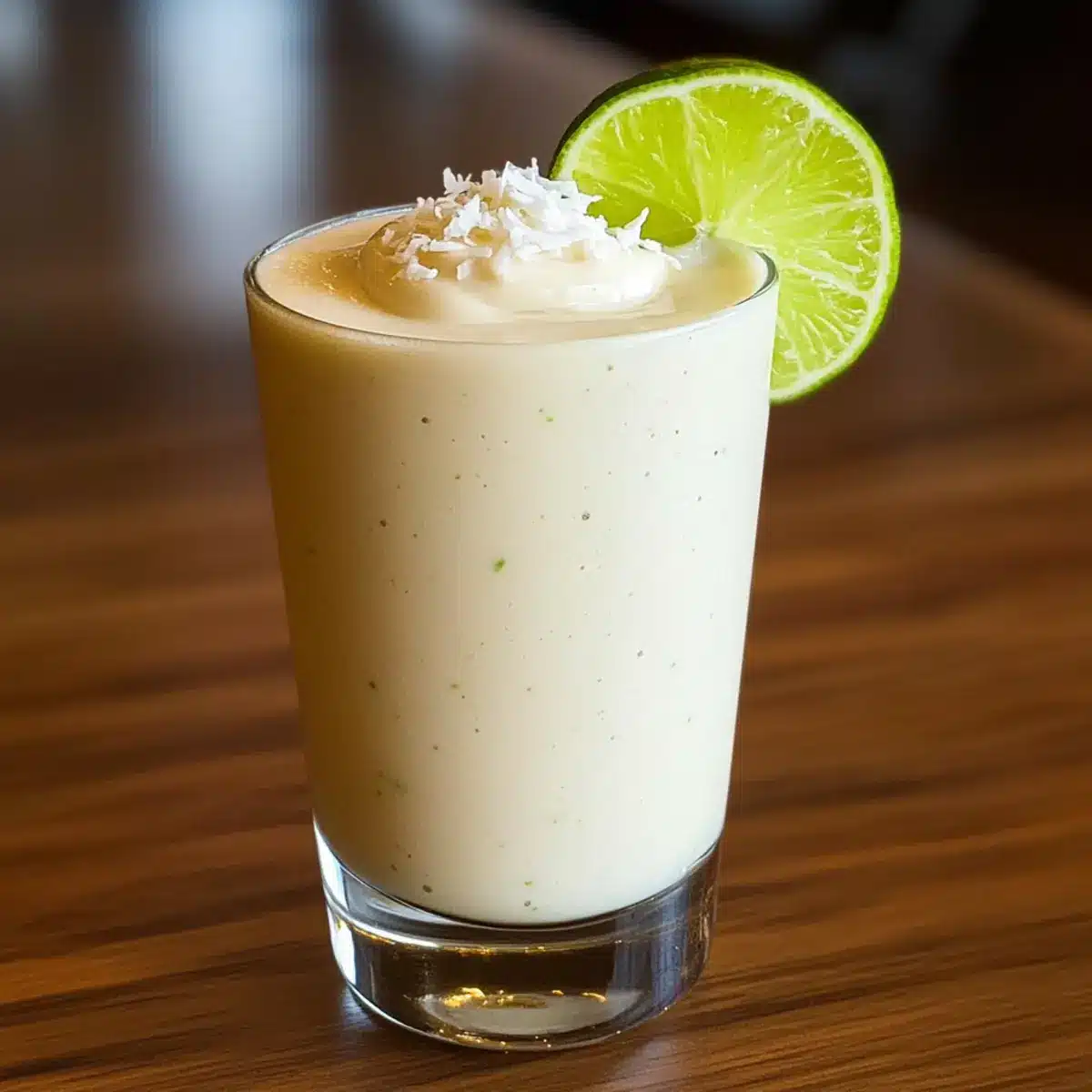 Creamy Coconut Key Lime Pie Smoothie