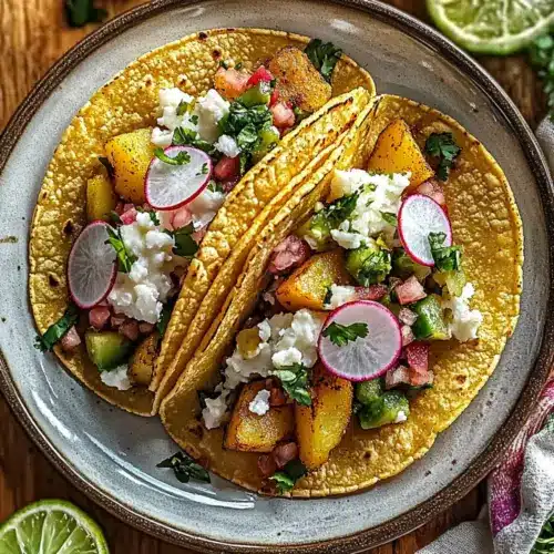 Crispy Potato Tacos de Papa