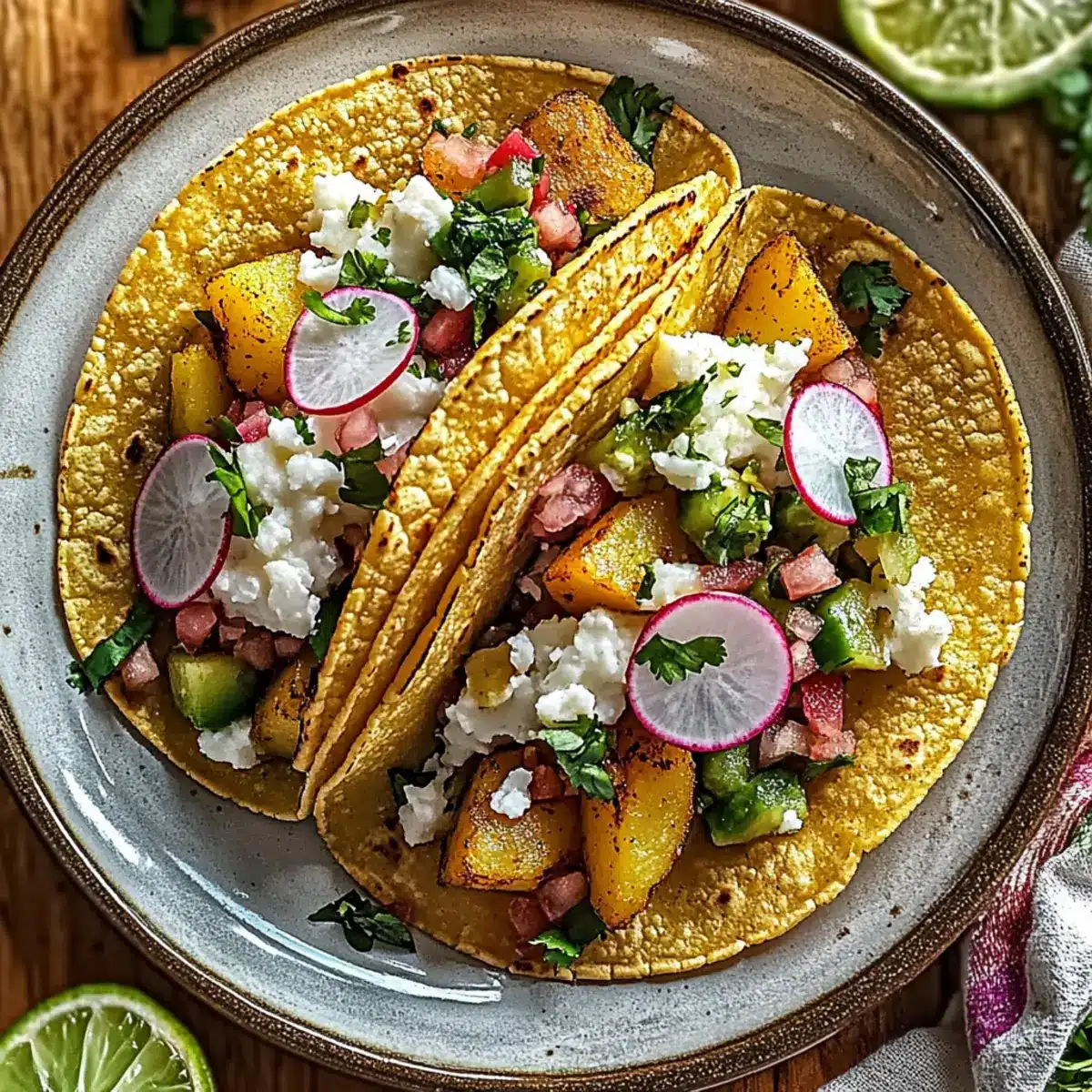 Crispy Potato Tacos de Papa