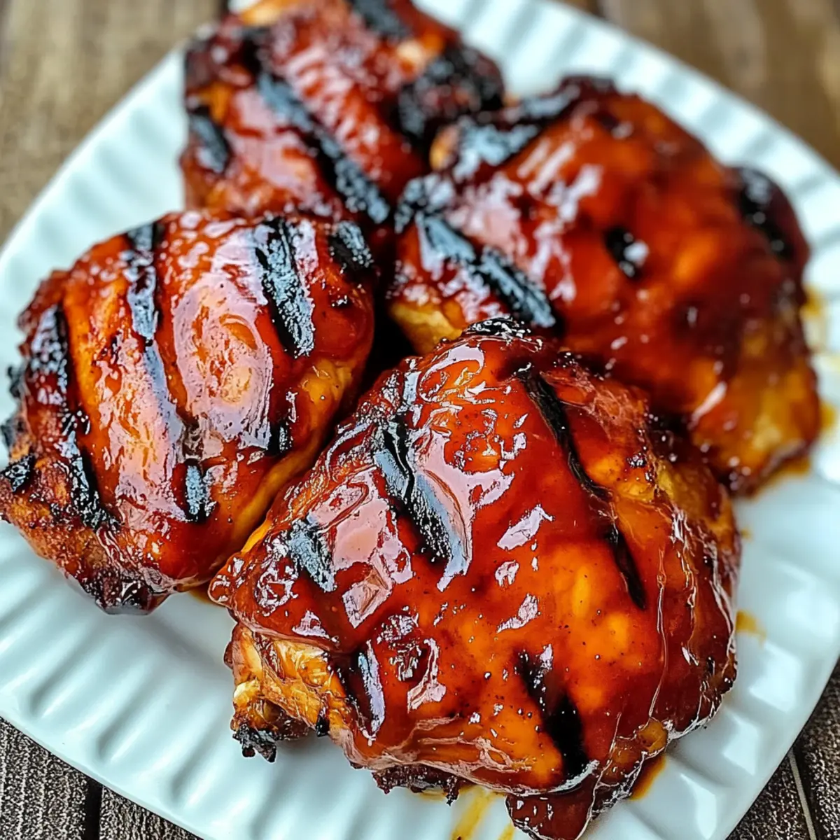 BBQ Chicken Thighs