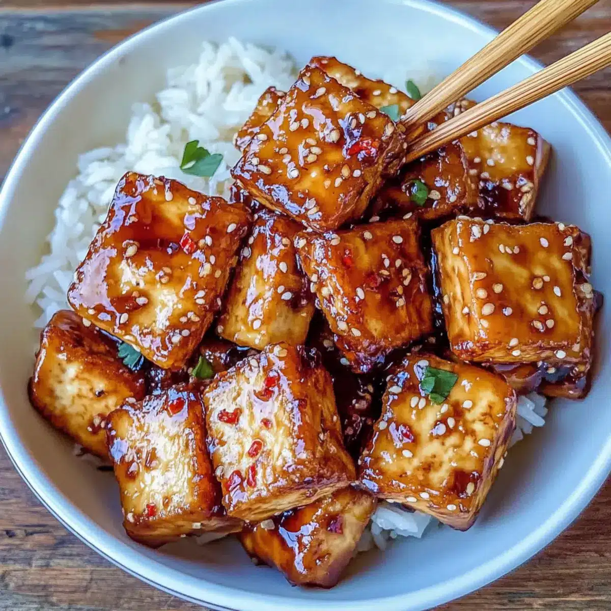 Crispy Sticky Tofu