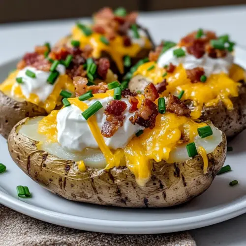 Grilled Baked Potato