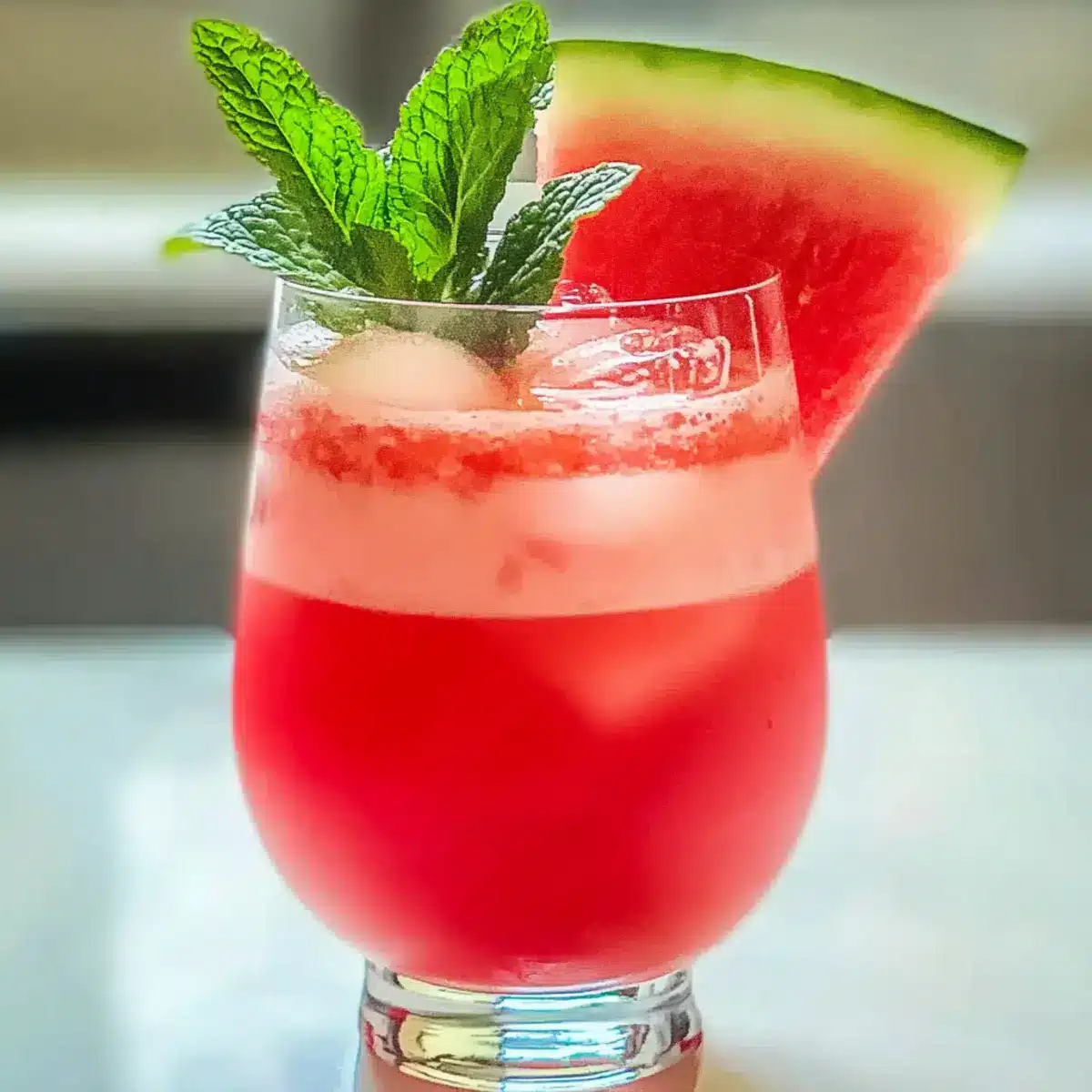 Minty Watermelon Fizz