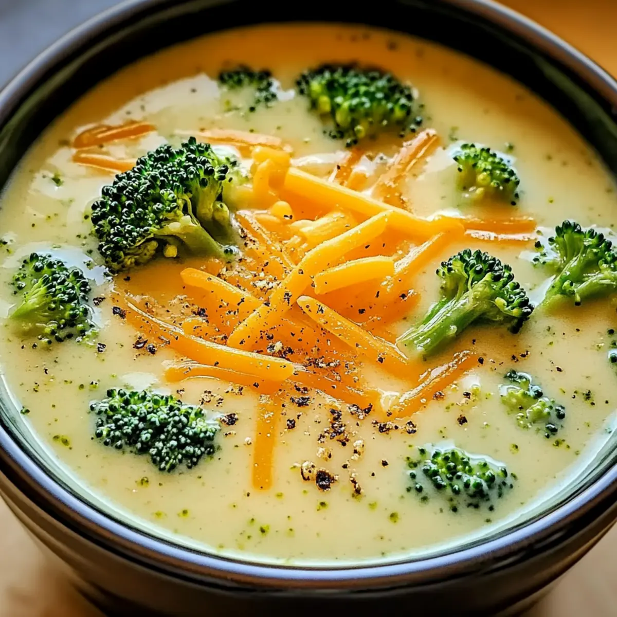 Creamy Panera Broccoli Cheddar Soup