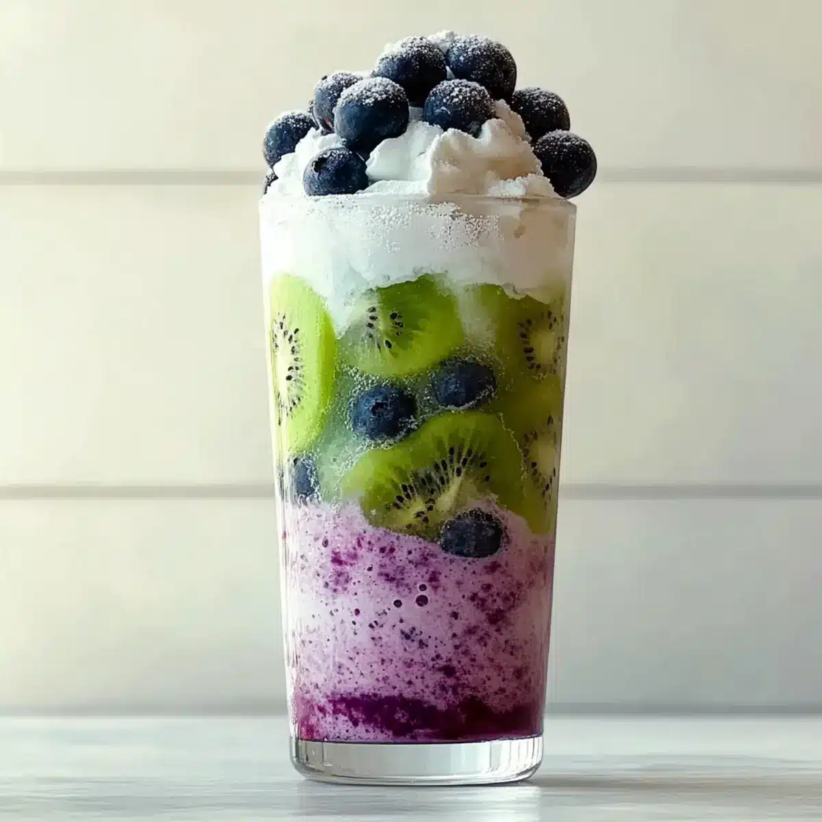 Blueberry Kiwi Shock Frappuccino