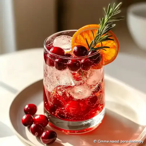 Cranberry Orange Mocktail