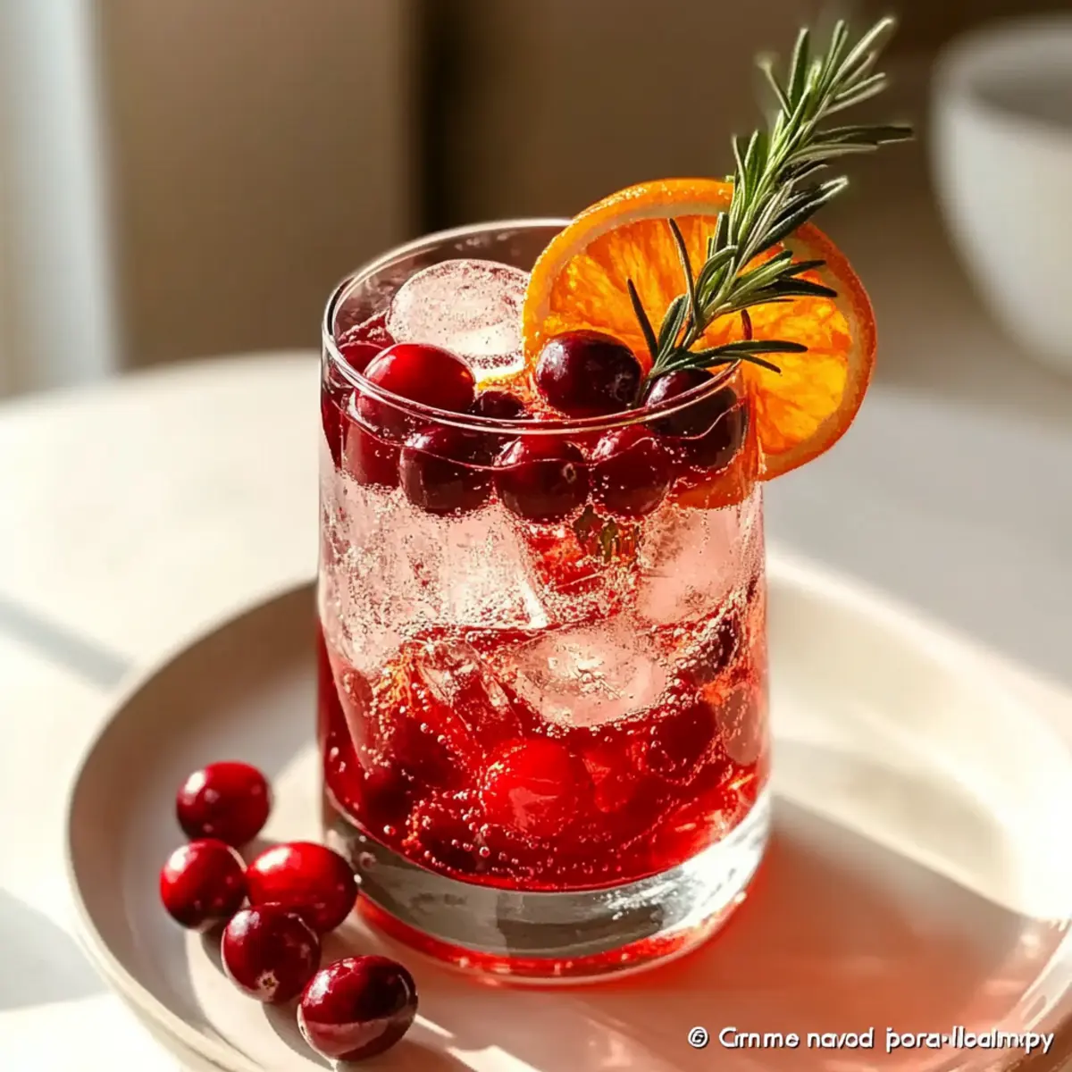 Cranberry Orange Mocktail