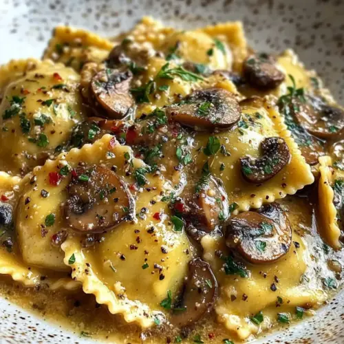 Mushroom Ravioli Sauce