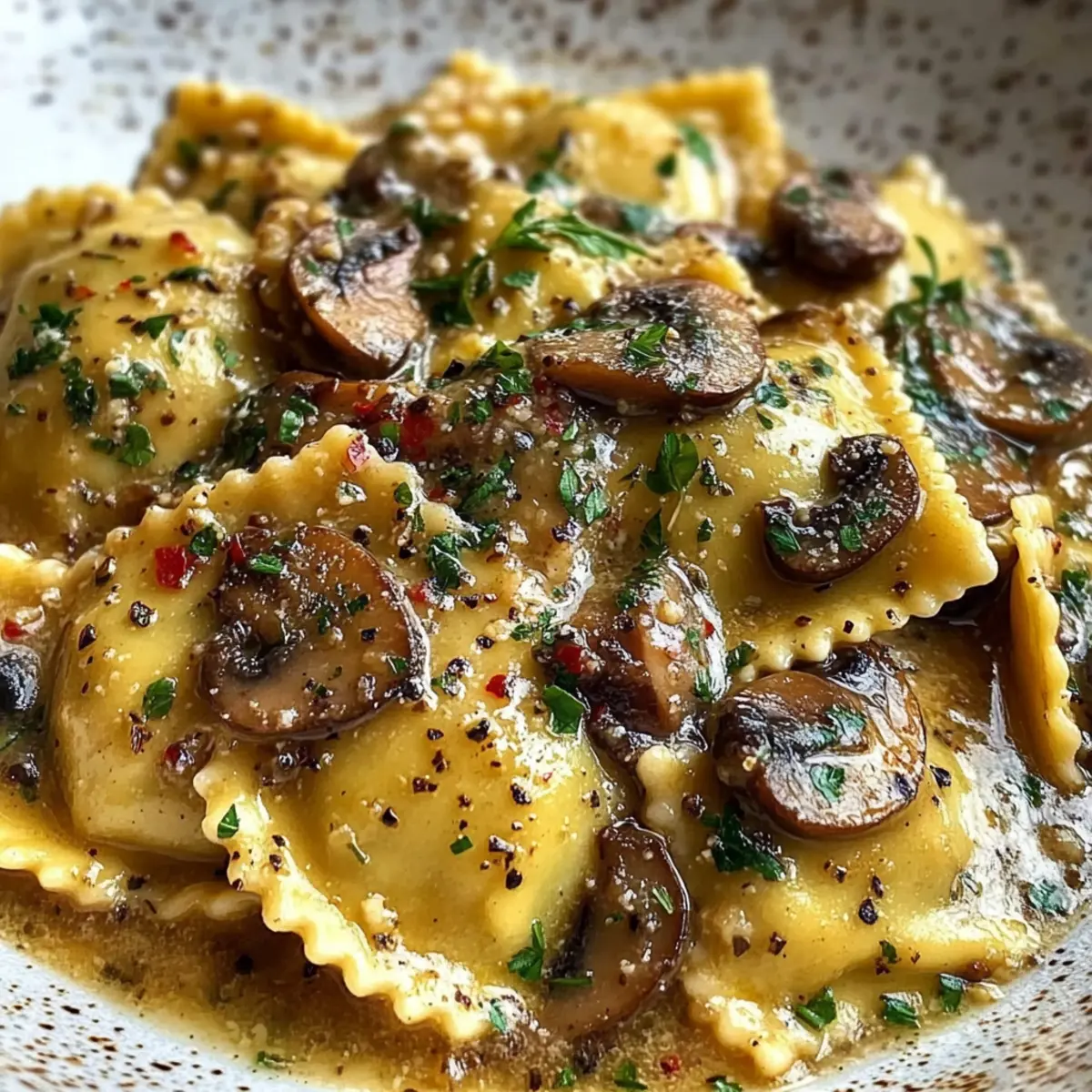 Mushroom Ravioli Sauce