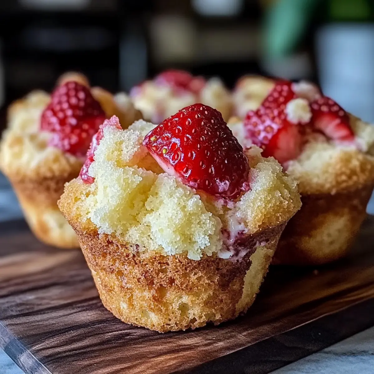 Strawberry Shortcake Muffins