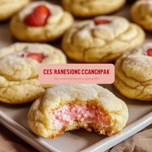 Strawberry Cheesecake Cookies