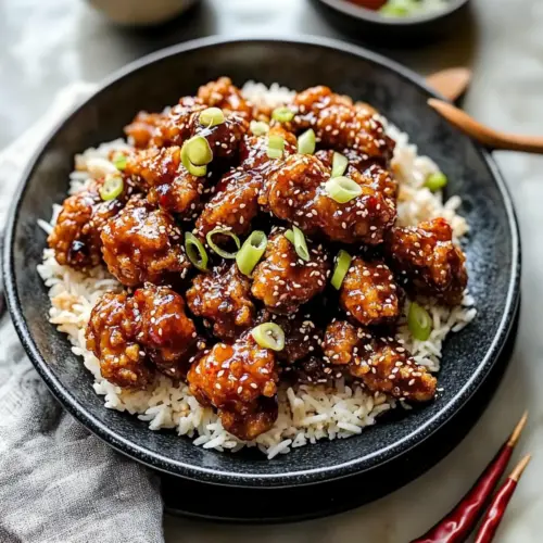 Crispy General Tso's Chicken