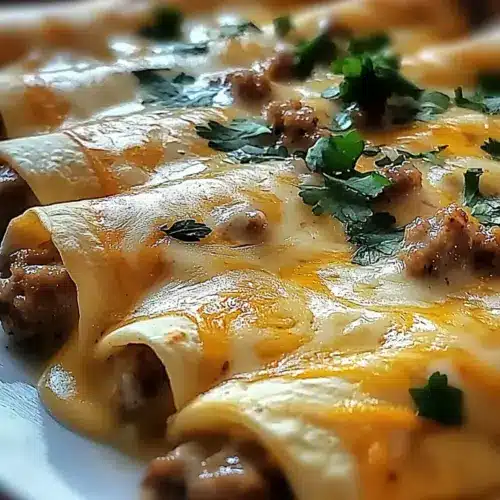 Breakfast Enchiladas with Sausage Gravy