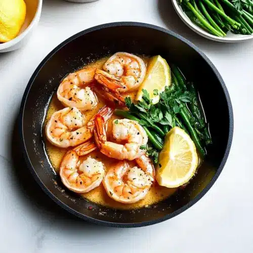 Sizzling Garlic Butter Shrimp Skillet