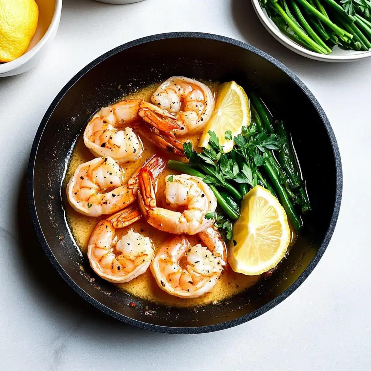 Sizzling Garlic Butter Shrimp Skillet