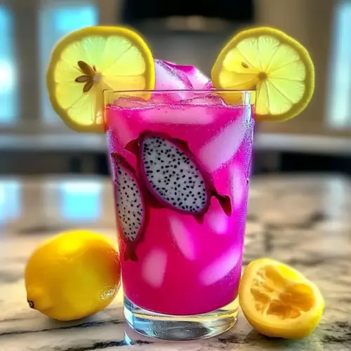 Delicious Dragon Fruit Lemonade