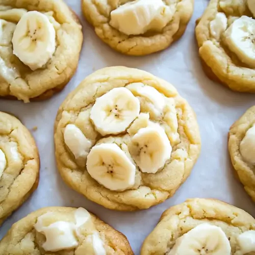 Banana Cream Pudding Cookies