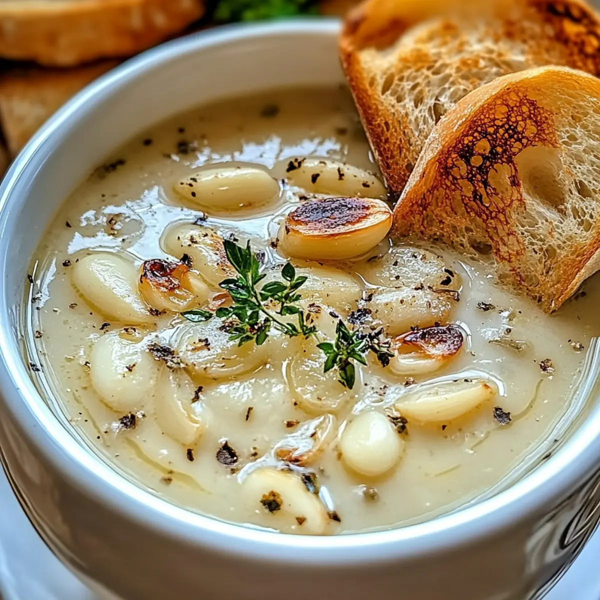 Country French Garlic Soup