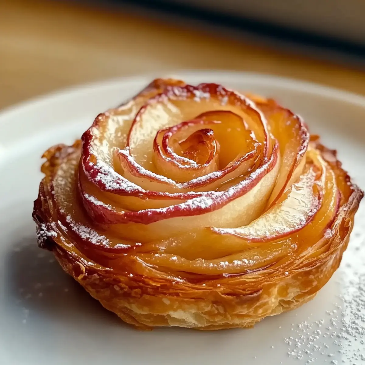 Apple Rose Pastry Blooms