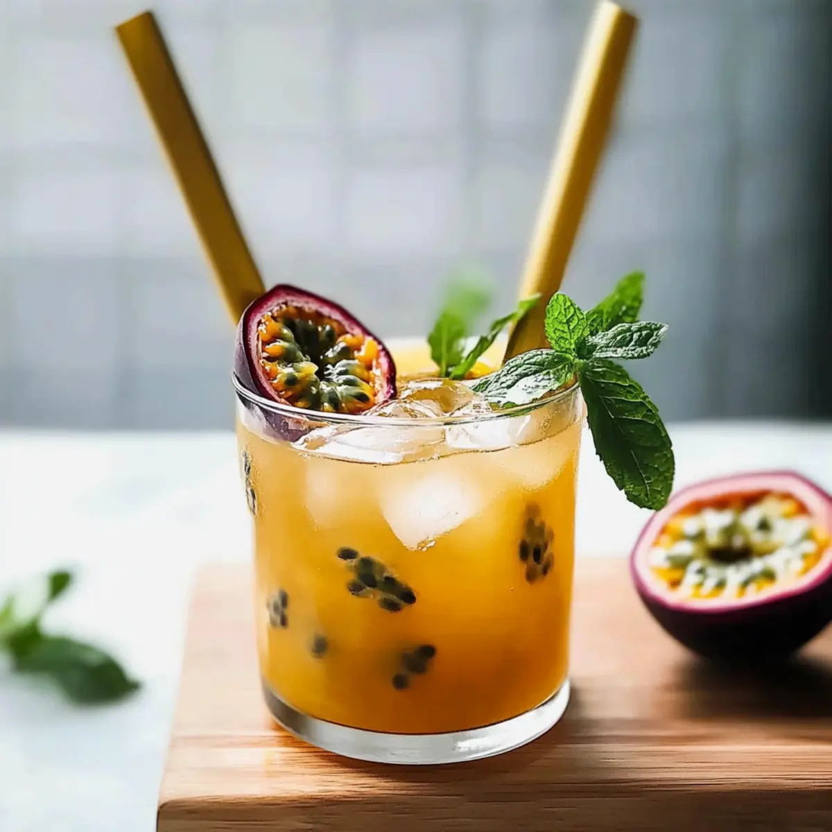 Passion Fruit Iced Tea
