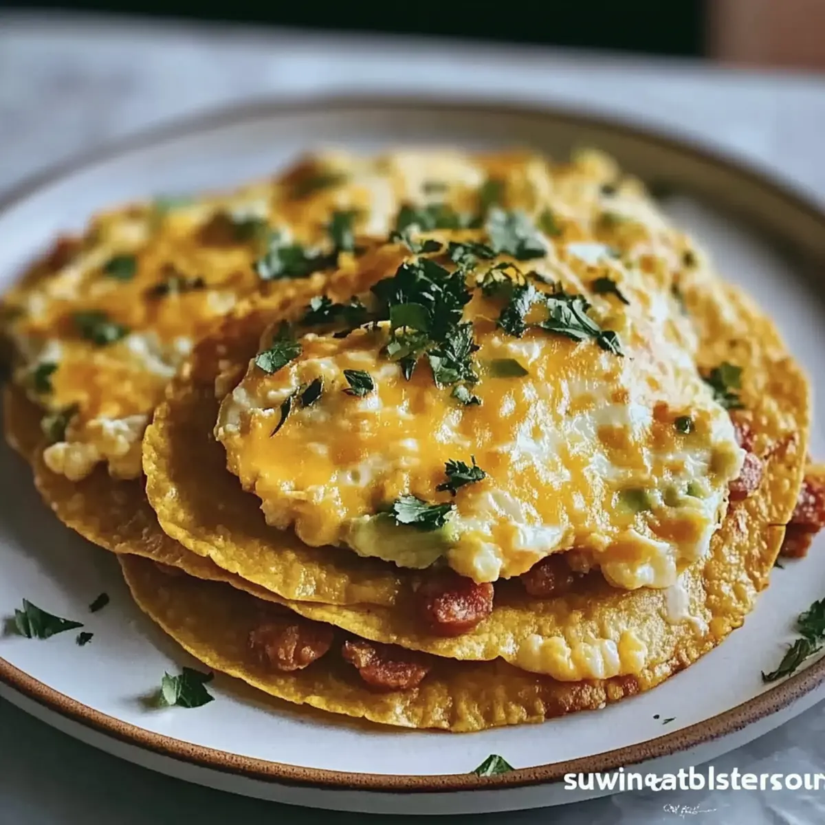 Warm Corn Tortilla Breakfast