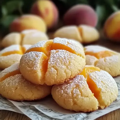 Juicy Italian Peach Summer Cookies