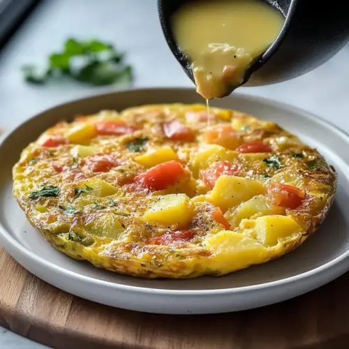 Bell Pepper and Potato Frittata