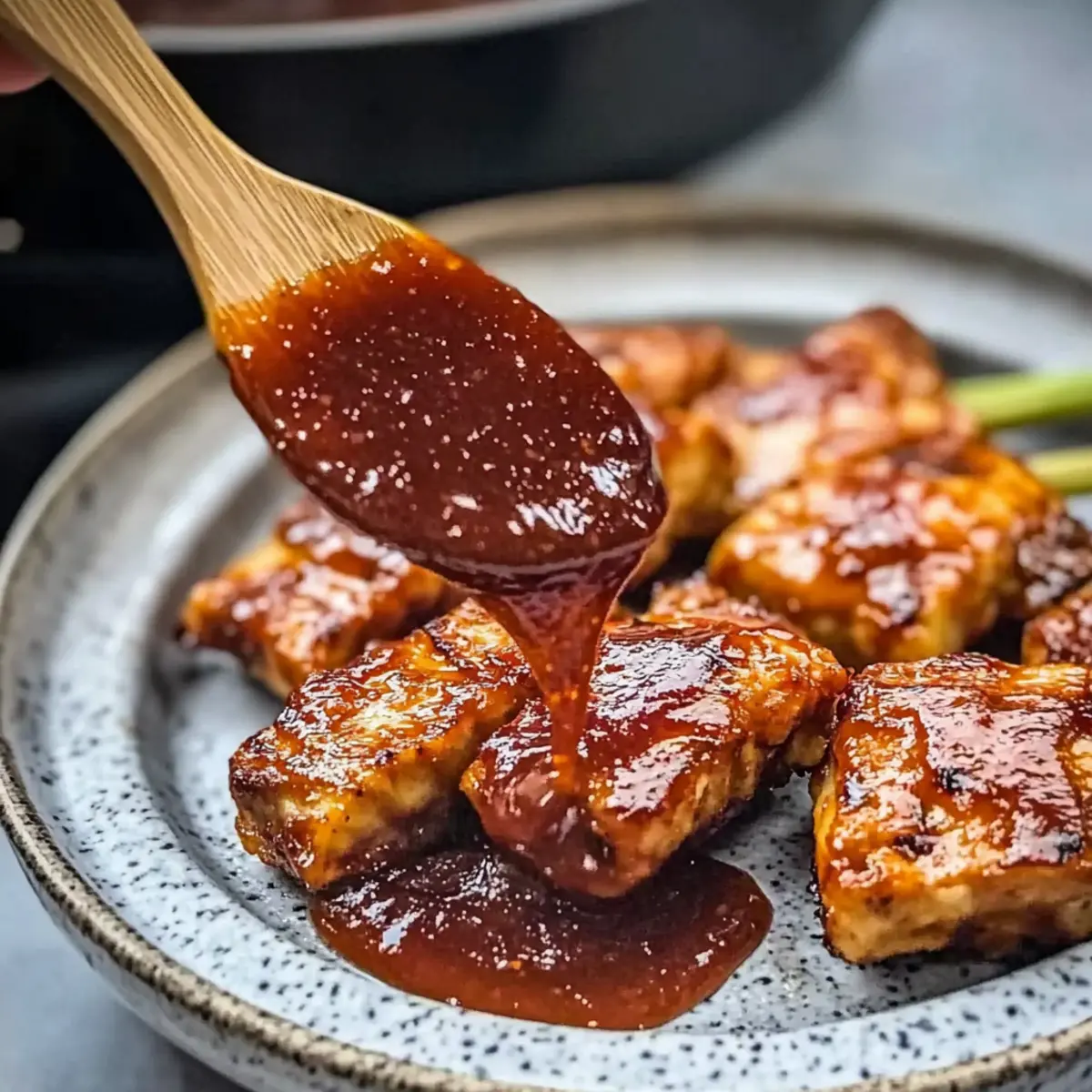 Smoky Rhubarb BBQ Glaze