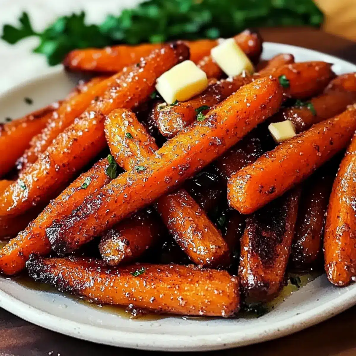 Homemade Roasted Brown Sugar Carrots