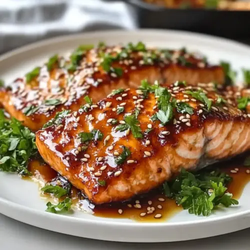 Honey Garlic Grilled Salmon